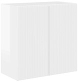 VidaXL TV-wandkast Hoogglans wit 59,5 x 31 x 60 cm Bewerkt hout