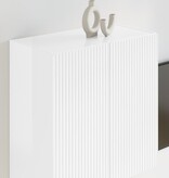 VidaXL TV-wandkast Hoogglans wit 59,5 x 31 x 60 cm Bewerkt hout