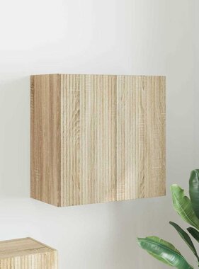 VidaXL TV-wandkast Sonoma Eiken 59,5 x 31 x 60 cm Bewerkt hout