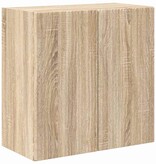 VidaXL TV-wandkast Sonoma Eiken 59,5 x 31 x 60 cm Bewerkt hout