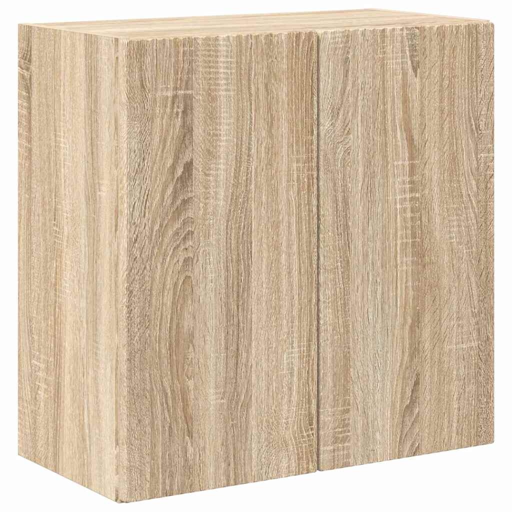 VidaXL TV-wandkast Sonoma Eiken 59,5 x 31 x 60 cm Bewerkt hout