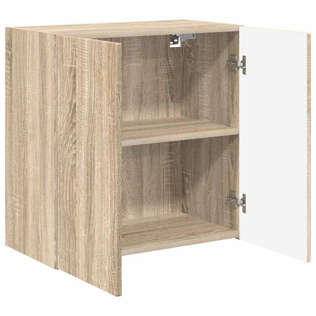 VidaXL TV-wandkast Sonoma Eiken 59,5 x 31 x 60 cm Bewerkt hout