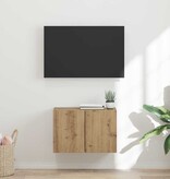 VidaXL TV-wandkast Artisan Eiken 59,5 x 31 x 40 cm Bewerkt hout