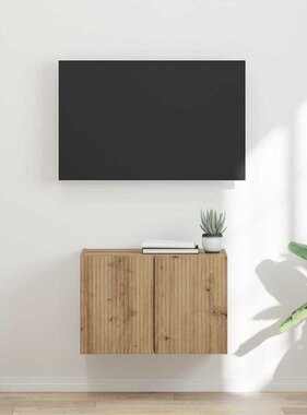 VidaXL TV-wandkast Artisan Eiken 59,5 x 31 x 40 cm Bewerkt hout
