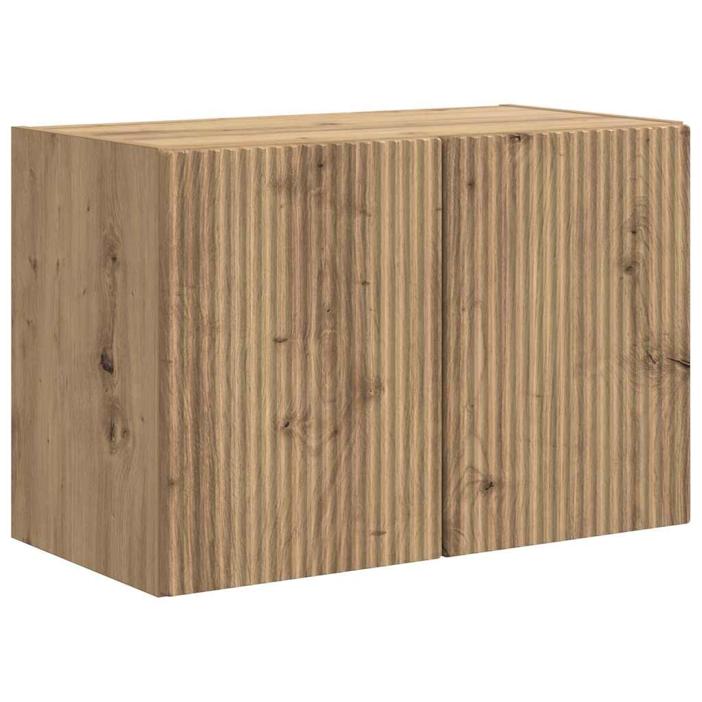 VidaXL TV-wandkast Artisan Eiken 59,5 x 31 x 40 cm Bewerkt hout