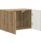 VidaXL TV-wandkast Artisan Eiken 59,5 x 31 x 40 cm Bewerkt hout