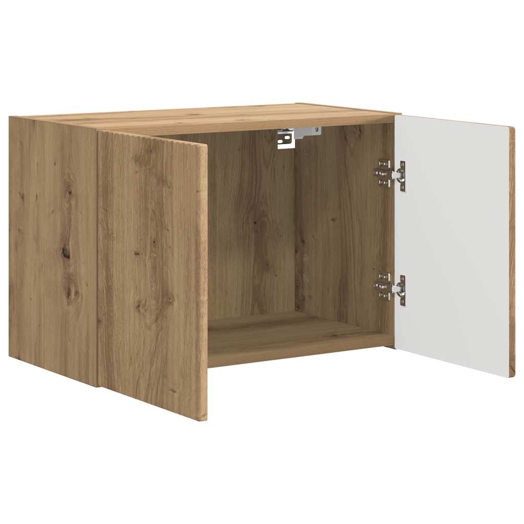 VidaXL TV-wandkast Artisan Eiken 59,5 x 31 x 40 cm Bewerkt hout