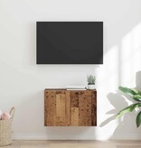 VidaXL TV-wandkast Oud Hout 59,5 x 31 x 40 cm Bewerkt hout