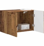 VidaXL TV-wandkast Oud Hout 59,5 x 31 x 40 cm Bewerkt hout