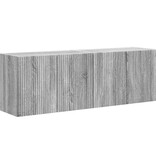 VidaXL TV-wandkast 2 pcs Grijs Sonoma 59,5 x 31 x 40 cm Bewerkt hout