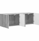 VidaXL TV-wandkast 2 pcs Grijs Sonoma 59,5 x 31 x 40 cm Bewerkt hout
