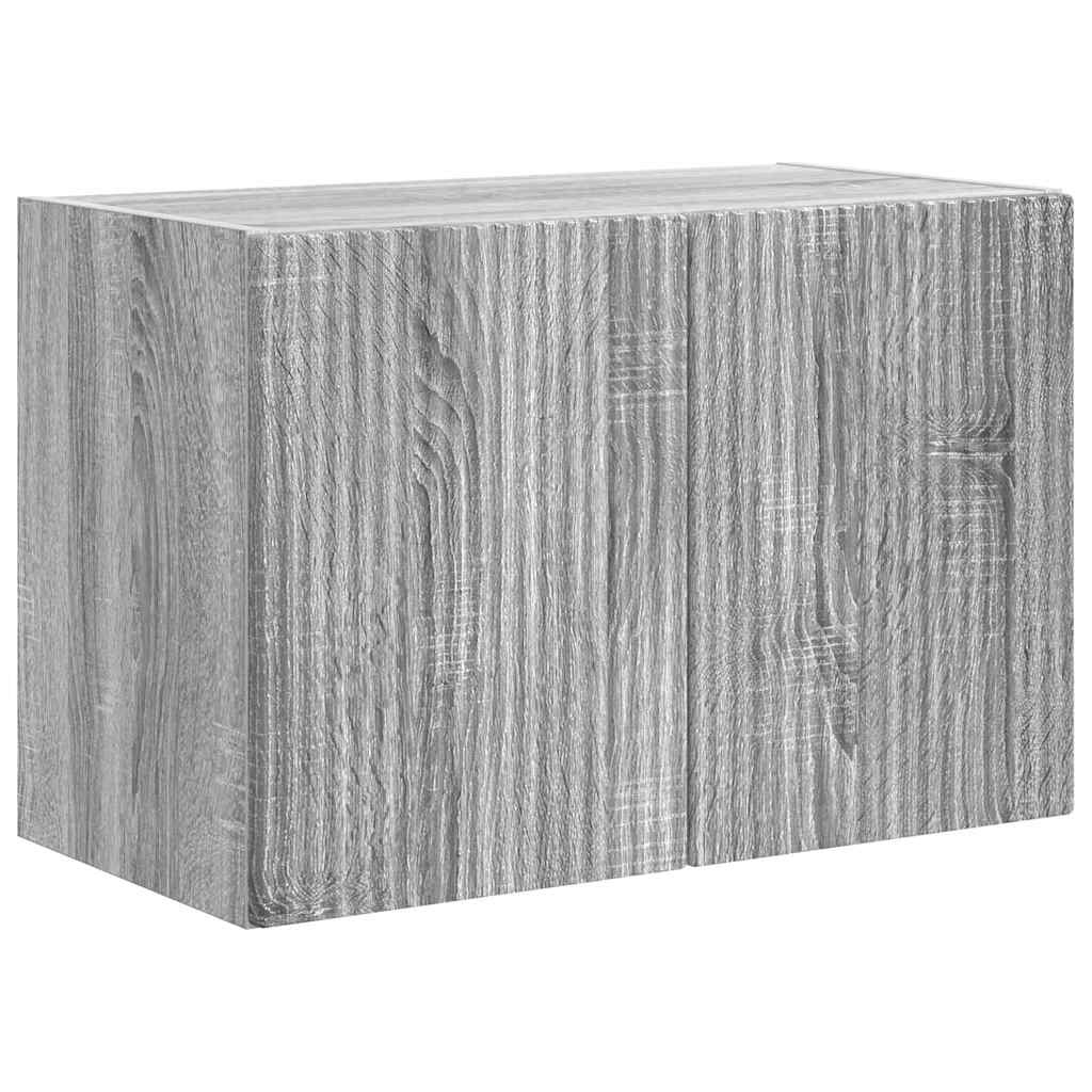 VidaXL TV-wandkast Grijs Sonoma 59,5 x 31 x 40 cm Bewerkt hout