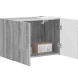 VidaXL TV-wandkast Grijs Sonoma 59,5 x 31 x 40 cm Bewerkt hout