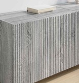 VidaXL TV-wandkast Grijs Sonoma 59,5 x 31 x 40 cm Bewerkt hout