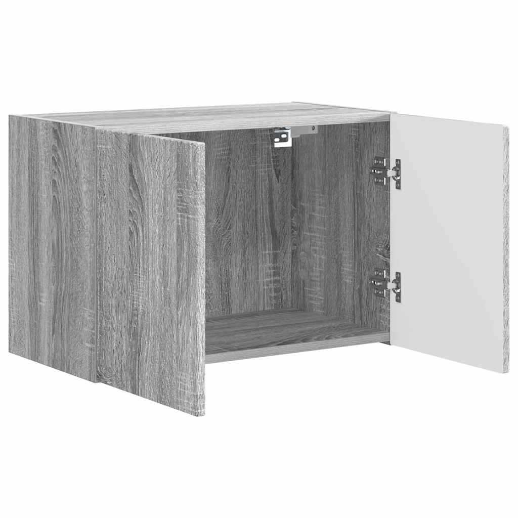 VidaXL TV-wandkast Grijs Sonoma 59,5 x 31 x 40 cm Bewerkt hout