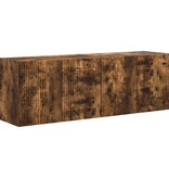 VidaXL TV-wandkast 2 pcs Gerookt eiken 59,5 x 31 x 40 cm Bewerkt hout
