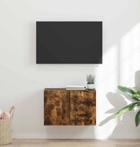 VidaXL TV-wandkast Gerookt eiken 59,5 x 31 x 40 cm Bewerkt hout