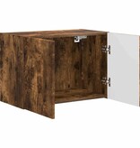 VidaXL TV-wandkast Gerookt eiken 59,5 x 31 x 40 cm Bewerkt hout