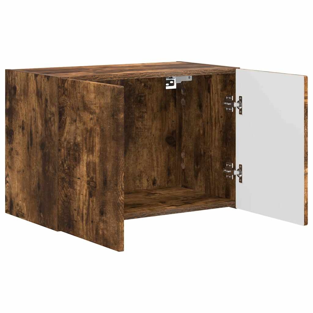 VidaXL TV-wandkast Gerookt eiken 59,5 x 31 x 40 cm Bewerkt hout