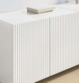 VidaXL TV-wandkast Hoogglans wit 59,5 x 31 x 40 cm Bewerkt hout