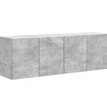 VidaXL TV-wandkast 2 pcs Beton Grijs 59,5 x 31 x 40 cm Bewerkt hout
