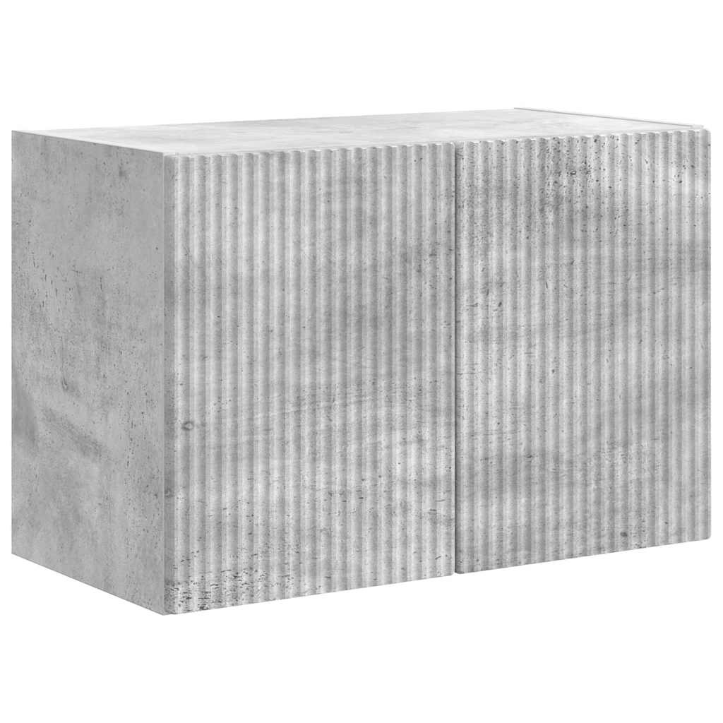 VidaXL TV-wandkast Beton Grijs 59,5 x 31 x 40 cm Bewerkt hout