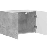 VidaXL TV-wandkast Beton Grijs 59,5 x 31 x 40 cm Bewerkt hout