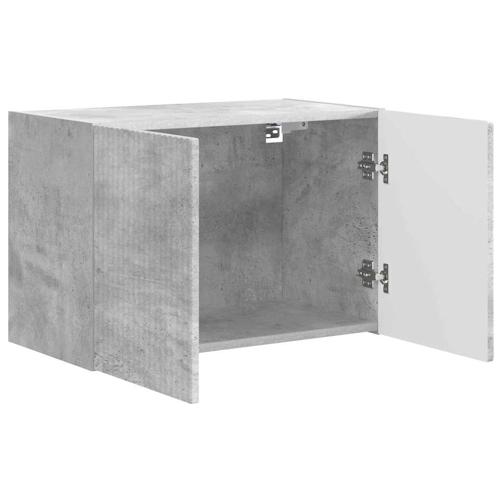VidaXL TV-wandkast Beton Grijs 59,5 x 31 x 40 cm Bewerkt hout