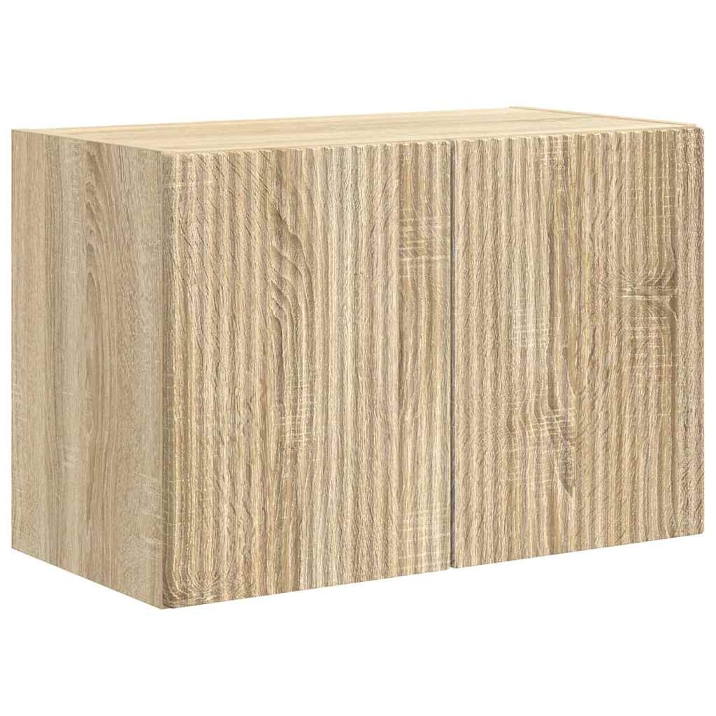VidaXL TV-wandkast Sonoma Eiken 59,5 x 31 x 40 cm Bewerkt hout