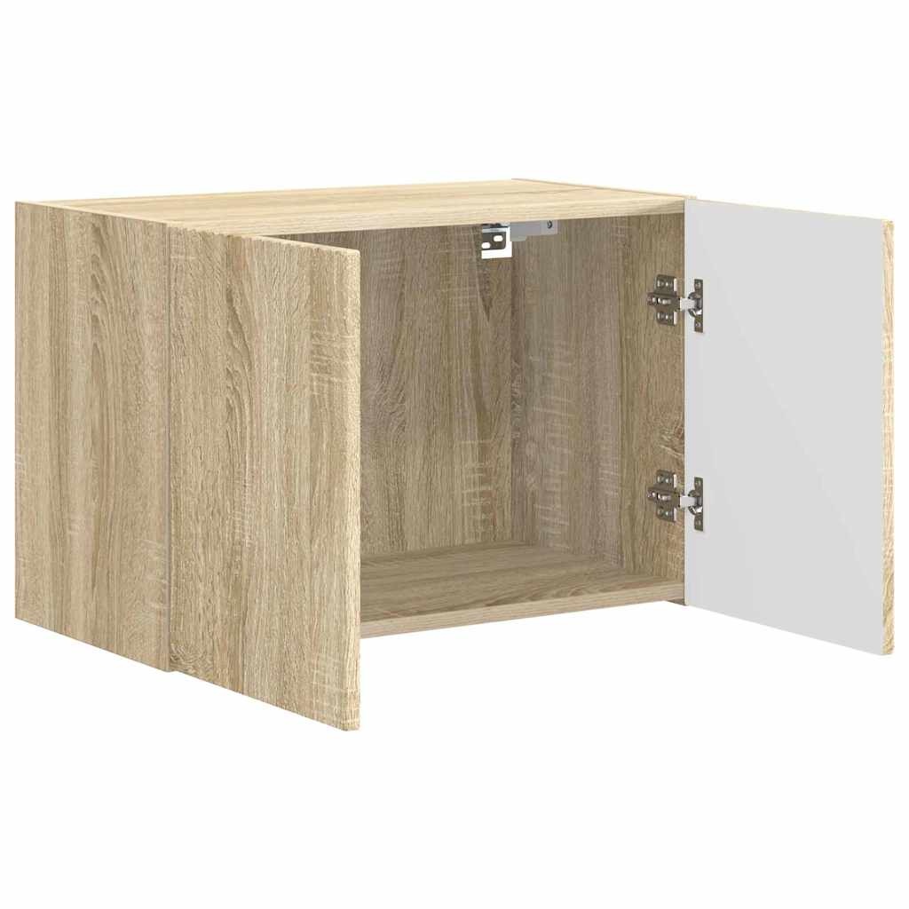 VidaXL TV-wandkast Sonoma Eiken 59,5 x 31 x 40 cm Bewerkt hout