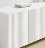 VidaXL TV-wandkast Wandgemonteerd Wit 59,5 x 31 x 40 cm Bewerkt hout