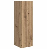 VidaXL TV Wandkast Ambachtelijk eiken 30 x 31 x 100 cm Bewerkt hout