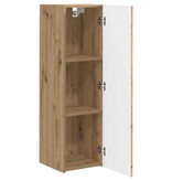 VidaXL TV Wandkast Ambachtelijk eiken 30 x 31 x 100 cm Bewerkt hout