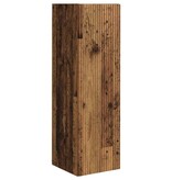 VidaXL TV Wandkast Oud Hout 30 x 31 x 100 cm Bewerkt hout