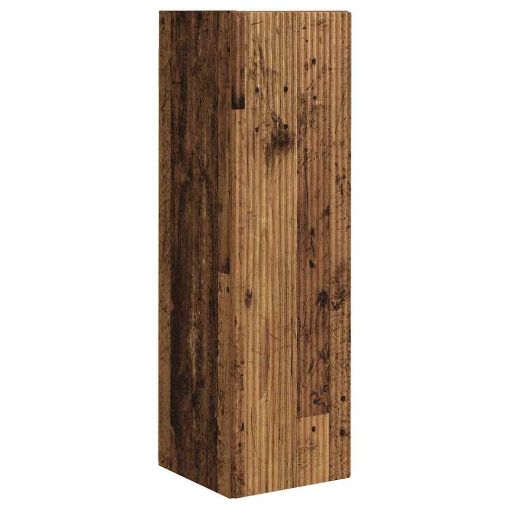 VidaXL TV Wandkast Oud Hout 30 x 31 x 100 cm Bewerkt hout