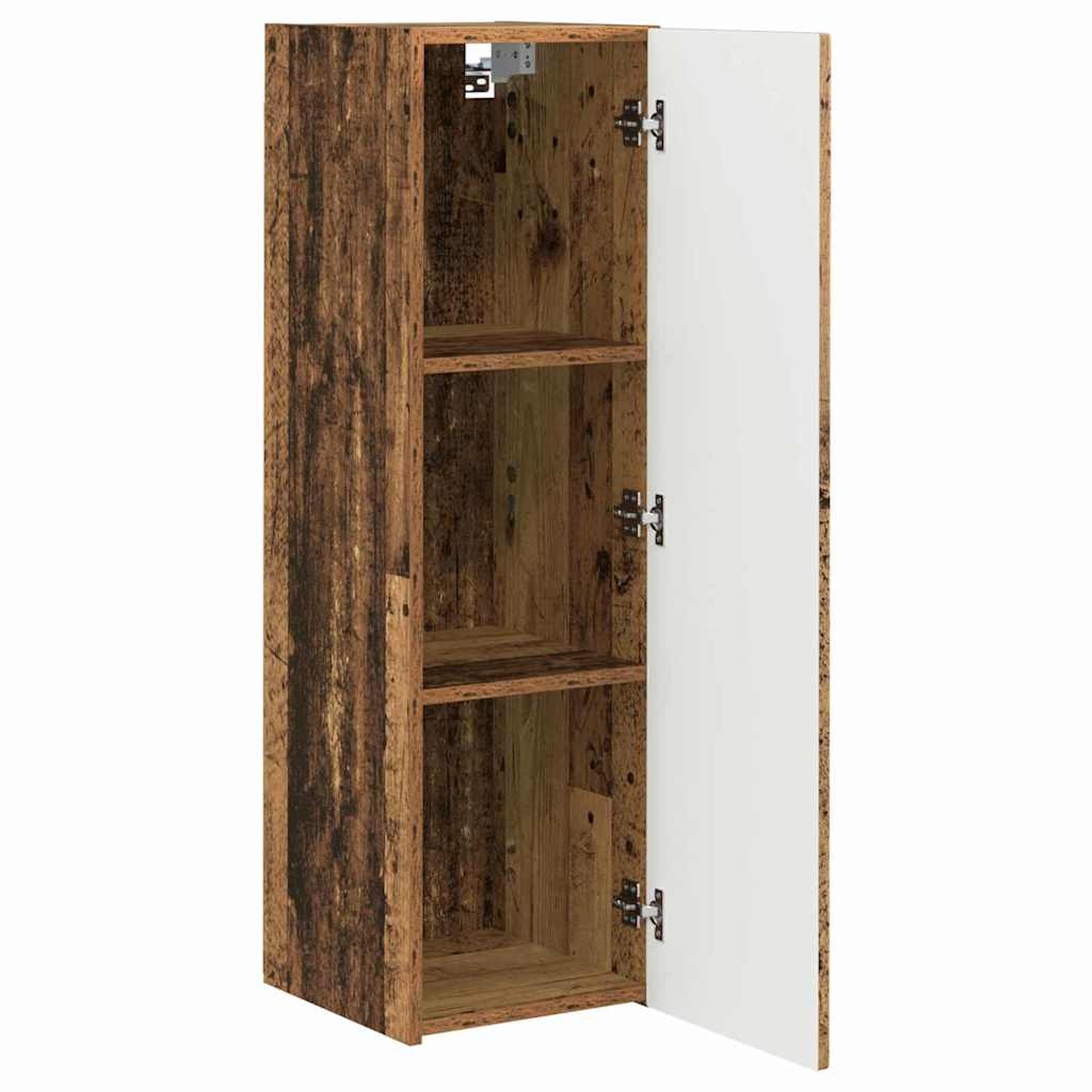 VidaXL TV Wandkast Oud Hout 30 x 31 x 100 cm Bewerkt hout