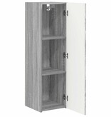 VidaXL TV Wandkast Grijs Sonoma 30 x 31 x 100 cm Bewerkt hout