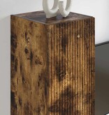 VidaXL TV Wandkast Gerookt eiken 30 x 31 x 100 cm Bewerkt hout