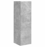 VidaXL TV Wandkast 2 pcs Beton 30 x 31 x 100 cm Bewerkt hout