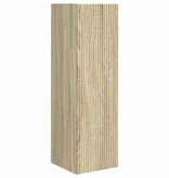 VidaXL TV Wandkast 2 pcs Sonoma 30 x 31 x 100 cm Bewerkt hout