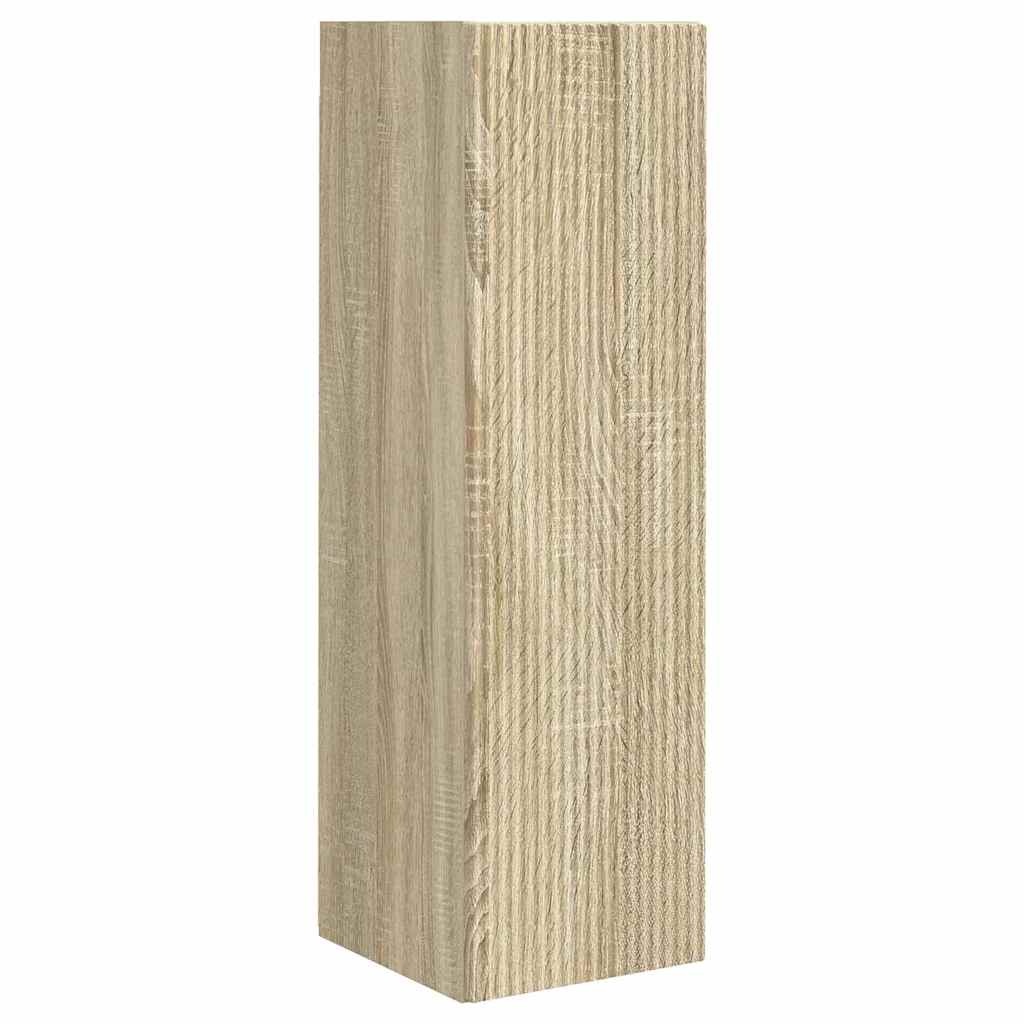 VidaXL TV Wandkast Wandgemonteerd Sonoma 30 x 31 x 100 cm Bewerkt hout