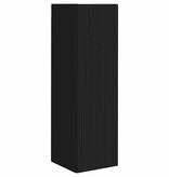 VidaXL TV Wandkast Wandgemonteerd Zwart 30 x 31 x 100 cm Bewerkt hout