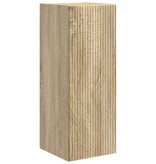 VidaXL TV Wandkast Wandgemonteerd Sonoma 30 x 31 x 80 cm Bewerkt hout