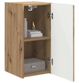 VidaXL TV Wandkast 2 pcs Ambachtelijk eiken 30 x 31 x 60 cm