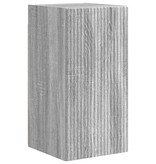 VidaXL TV Wandkast Grijs Sonoma 30 x 31 x 60 cm Bewerkt hout