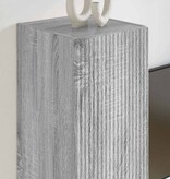 VidaXL TV Wandkast Grijs Sonoma 30 x 31 x 60 cm Bewerkt hout