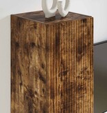 VidaXL TV Wandkast Gerookt eiken 30 x 31 x 60 cm Bewerkt hout