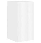 VidaXL TV Wandkast 2 pcs Glanzend Wit 30 x 31 x 60 cm Bewerkt hout