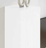 VidaXL TV Wandkast Glanzend Wit 30 x 31 x 60 cm Bewerkt hout