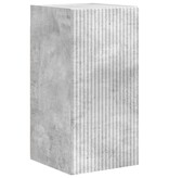 VidaXL TV Wandkast 2 pcs Beton 30 x 31 x 60 cm Bewerkt hout